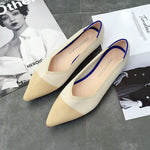 Women Flats Stretch Knitted Mixed Color Breathable Cozy Shoes Ladies Flats Light Driving Loafers