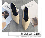 Women Flats Stretch Knitted Mixed Color Breathable Cozy Shoes Ladies Flats Light Driving Loafers