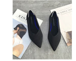 Women Flats Stretch Knitted Mixed Color Breathable Cozy Shoes Ladies Flats Light Driving Loafers
