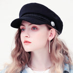 Women Baseball Caps Octagonal Fashion French Streetwear cap