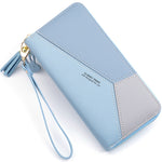 Geometric Women Clutch Pink Wallets Phone Pocket Purse