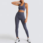 Seamless Gym Set Nylon Woman Sportswear
