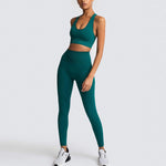 Seamless Gym Set Nylon Woman Sportswear