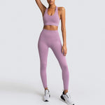 Seamless Gym Set Nylon Woman Sportswear