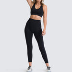 Seamless Gym Set Nylon Woman Sportswear