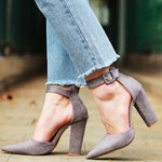 Sexy Classic High Heels Women's Sandals Woman Ankle Strap Shoes