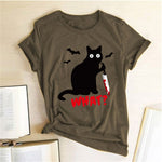 Women Funny T Shirt Short Sleeve