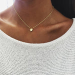 Bohemian Moon Star Crystal Heart Choker Necklace for Women