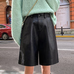 PU Leather Shorts for Women