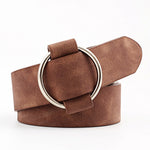 Women belt Genuine Leather Punk style fashion Pin Buckle jeans Decorative Belt Chain
