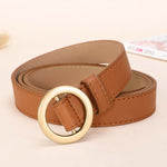 Women belt Genuine Leather Punk style fashion Pin Buckle jeans Decorative Belt Chain