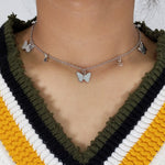 Butterfly Stars Chain Necklaces for Women