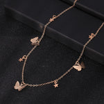 Butterfly Stars Chain Necklaces for Women