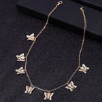 Butterfly Stars Chain Necklaces for Women