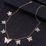 Butterfly Stars Chain Necklaces for Women