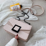 Stone Pattern PU Leather Crossbody Bags For Women