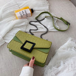 Stone Pattern PU Leather Crossbody Bags For Women