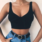 Tank Tops Women Crop Top Streetwear