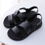 Women's Flat Sandals Open Toe Buckle Soft Sandals Beach Shoes