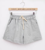 Style Shorts Women Candy Color Elastic With Belt