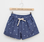 Style Shorts Women Candy Color Elastic With Belt