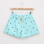 Style Shorts Women Candy Color Elastic With Belt