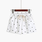 Style Shorts Women Candy Color Elastic With Belt