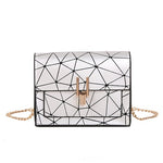 Women Shoulder Bag chain wild crack printing