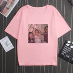 My Depression My Brain My Anxiety Letter Print Pink T Shirt
