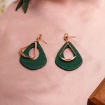Round Dangle Drop Korean Earrings For Women
