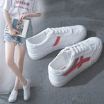 Women Sneakers Breathble Vulcanized Shoes Women Pu leather Platform Shoes