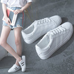 Women Sneakers Breathble Vulcanized Shoes Women Pu leather Platform Shoes