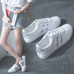 Women Sneakers Breathble Vulcanized Shoes Women Pu leather Platform Shoes
