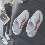 Women Sneakers Breathble Vulcanized Shoes Women Pu leather Platform Shoes