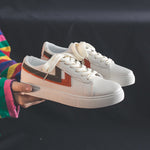 Women Sneakers Breathble Vulcanized Shoes Women Pu leather Platform Shoes