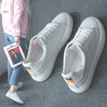 Women Sneakers Breathble Vulcanized Shoes Women Pu leather Platform Shoes
