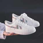 Women Sneakers Breathble Vulcanized Shoes Women Pu leather Platform Shoes