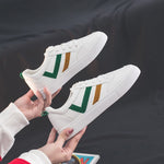 Women Sneakers Breathble Vulcanized Shoes Women Pu leather Platform Shoes