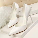 Women Pumps Fashion High Heels Shoes Black Pink Yellow Shoes Women Bridal Wedding Shoes Ladies