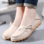 Women Flats Woman Loafers Genuine Leather Female Shoes