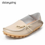 Women Flats Woman Loafers Genuine Leather Female Shoes