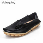 Women Flats Woman Loafers Genuine Leather Female Shoes