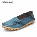 Women Flats Woman Loafers Genuine Leather Female Shoes