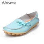 Women Flats Woman Loafers Genuine Leather Female Shoes