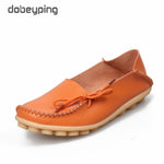 Women Flats Woman Loafers Genuine Leather Female Shoes