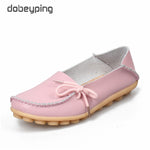 Women Flats Woman Loafers Genuine Leather Female Shoes