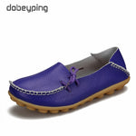 Women Flats Woman Loafers Genuine Leather Female Shoes