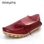 Women Flats Woman Loafers Genuine Leather Female Shoes