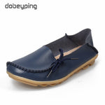 Women Flats Woman Loafers Genuine Leather Female Shoes