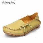 Women Flats Woman Loafers Genuine Leather Female Shoes